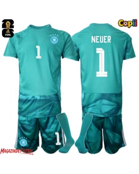 Germania Manuel Neuer #1 Portarii Echipament de Fotbal Replică Mondial 2026 Copii Acasa (+ Șorturi)